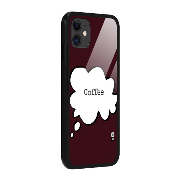 Coffee Bubble Glass Back Case for iPhone 11