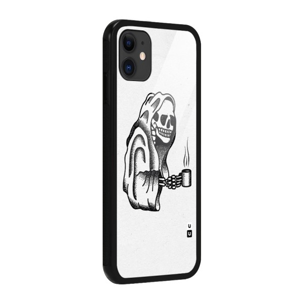 Dead But Coffee Glass Back Case for iPhone 11