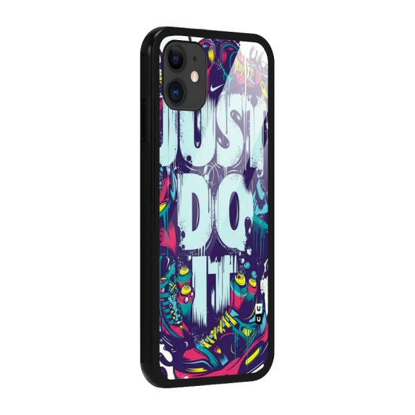 Do It Abstract Glass Back Case for iPhone 11