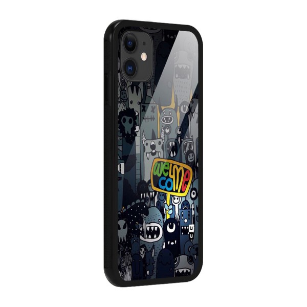 Ghost Welcome Glass Back Case for iPhone 11