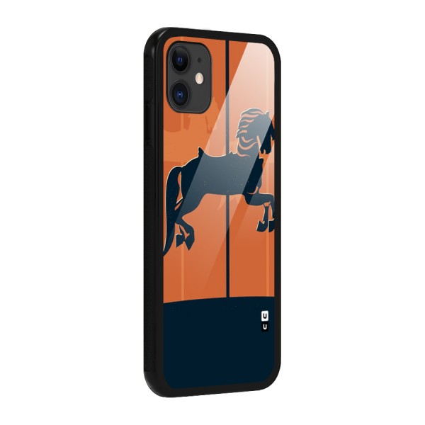 Horse Glass Back Case for iPhone 11