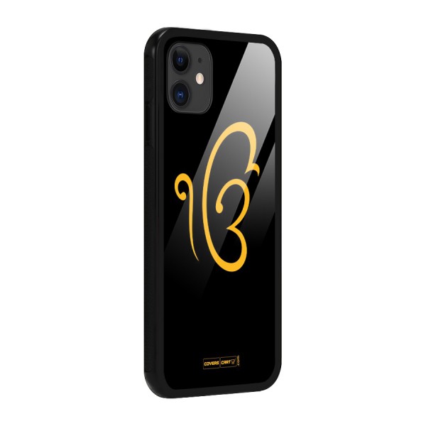 Ik Onkar Glass Back Case for iPhone 11