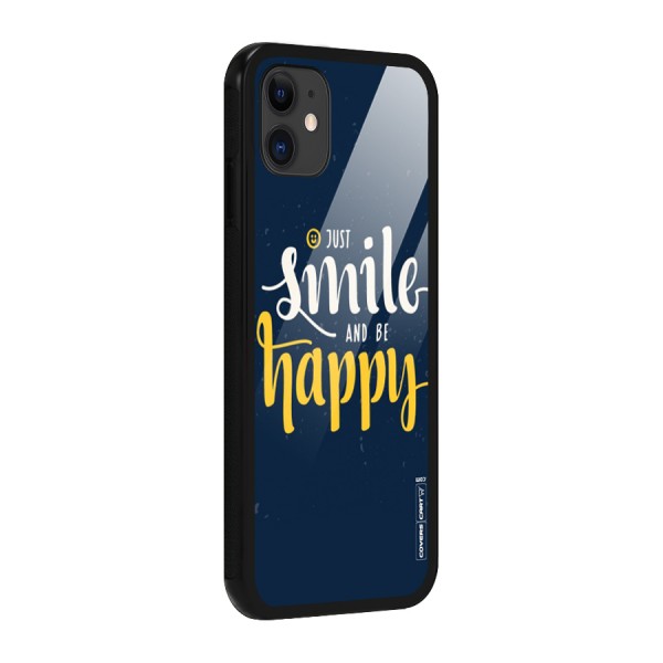 Just Smile Glass Back Case for iPhone 11