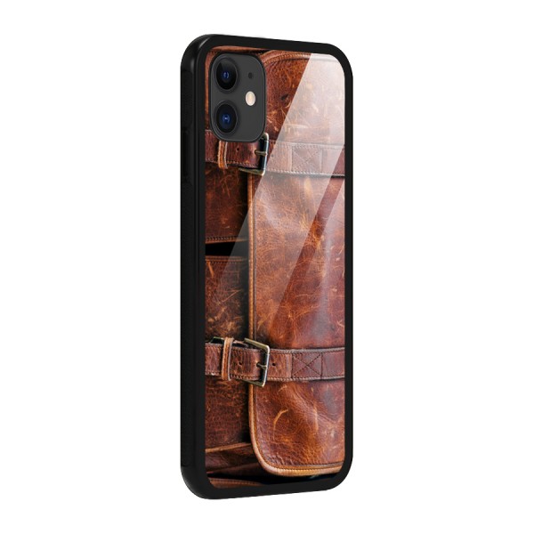 Bag Design (Printed) Glass Back Case for iPhone 11