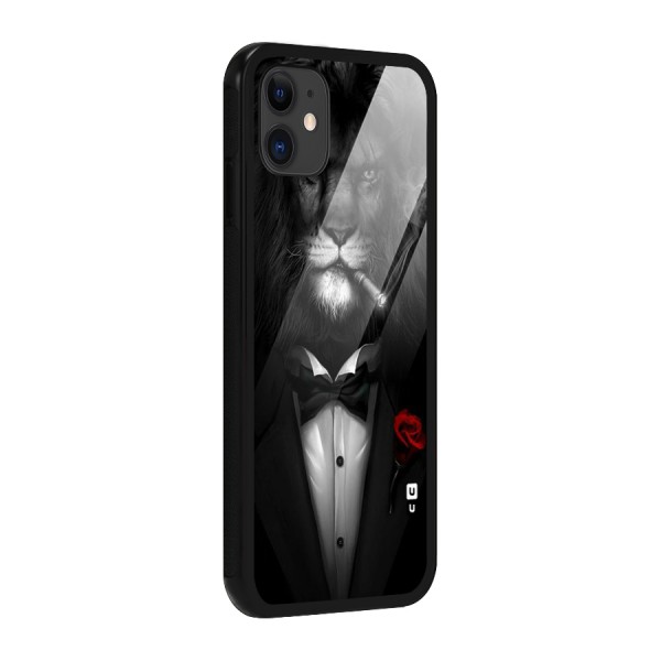 Lion Class Glass Back Case for iPhone 11