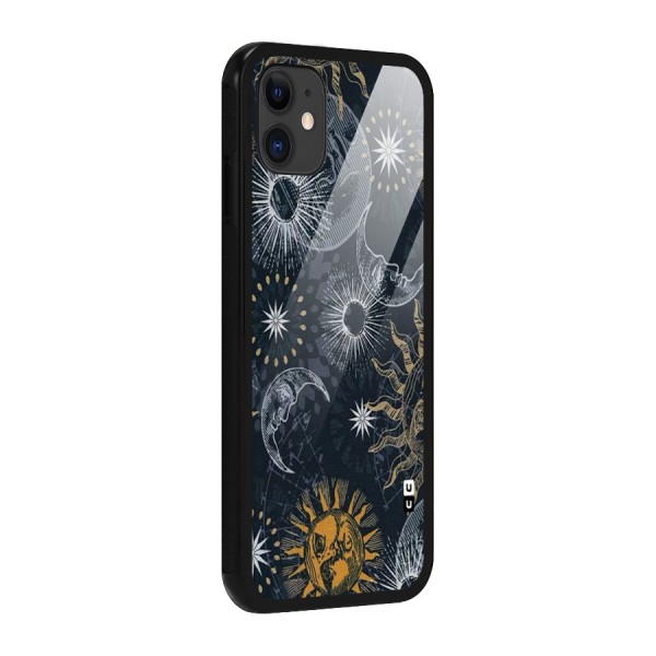Moon And Sun Glass Back Case for iPhone 11