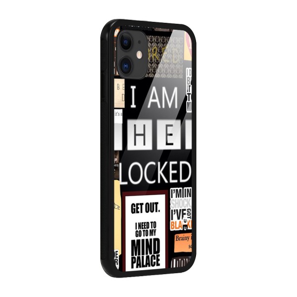 Mystery Pattern Glass Back Case for iPhone 11