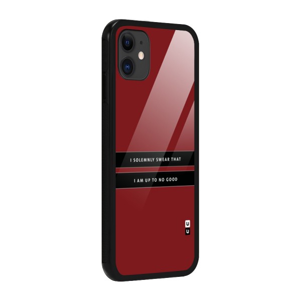 No Good Swear Glass Back Case for iPhone 11