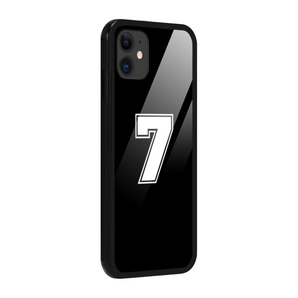 Number 7 Glass Back Case for iPhone 11