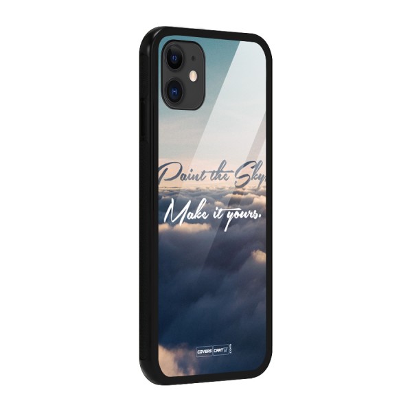 Paint the Sky Glass Back Case for iPhone 11