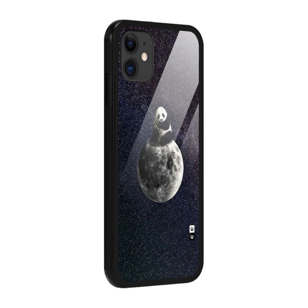Panda Space Glass Back Case for iPhone 11