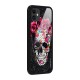 Pretty Dead Face Glass Back Case for iPhone 11