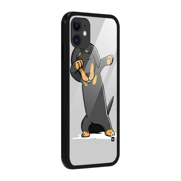 Puppy Dab Glass Back Case for iPhone 11