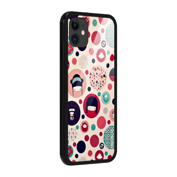 Quirky Glass Back Case for iPhone 11