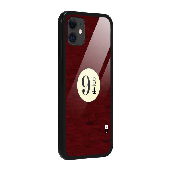 Red Wall Express Glass Back Case for iPhone 11