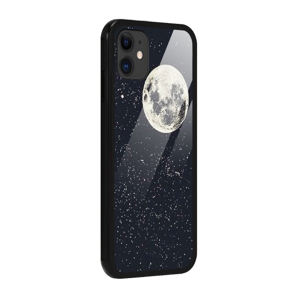 Simple Galaxy Glass Back Case for iPhone 11