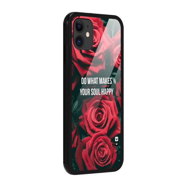 Soul Happy Glass Back Case for iPhone 11