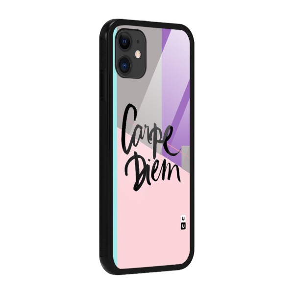 Stripes Black Diem Glass Back Case for iPhone 11