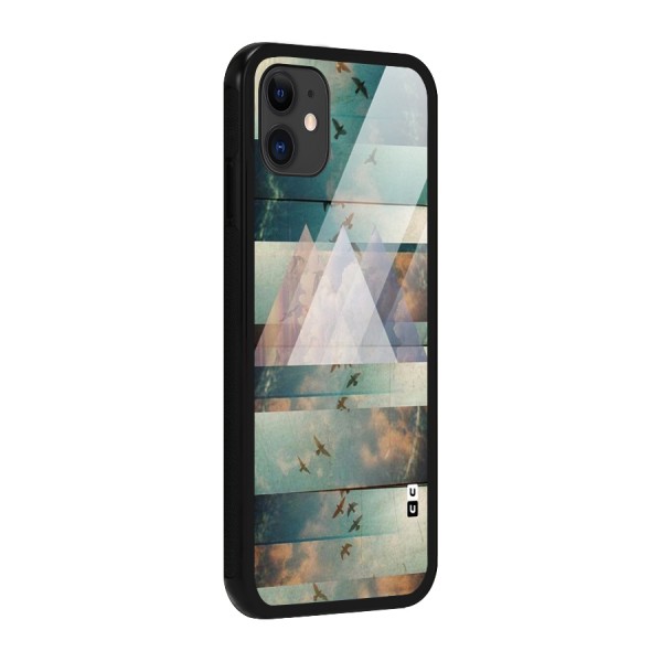 Three Triangles Glass Back Case for iPhone 11