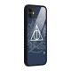 Triangle Blue Glass Back Case for iPhone 11