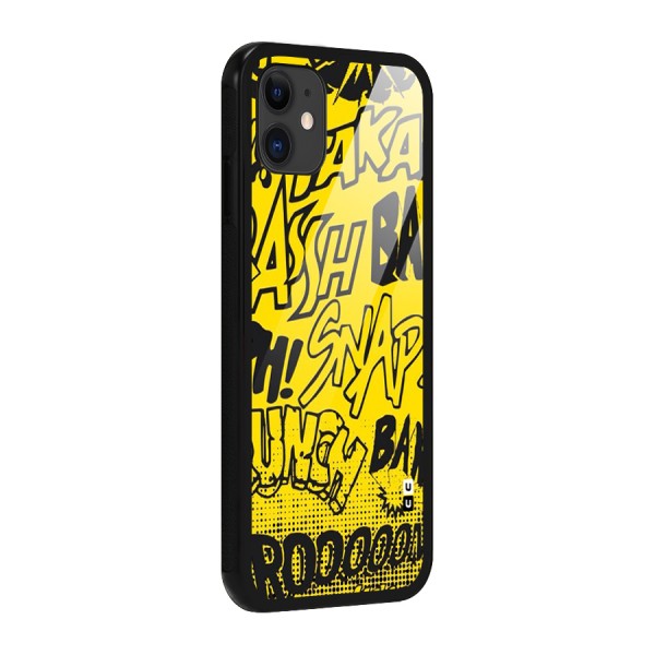 Vroom Snap Glass Back Case for iPhone 11