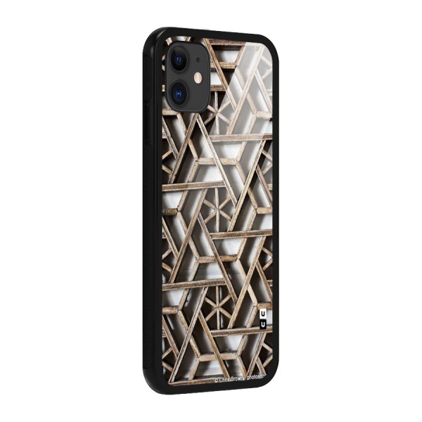 Wheel Design Glass Back Case for iPhone 11