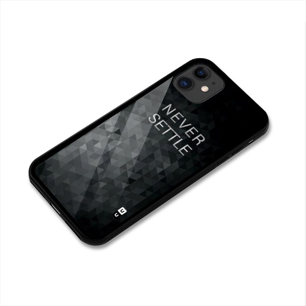 Abstract No Settle Glass Back Case for iPhone 11
