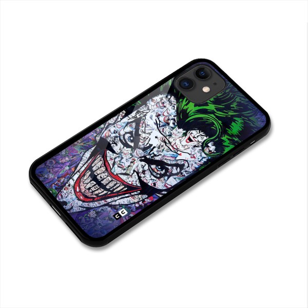 Art Face Glass Back Case for iPhone 11