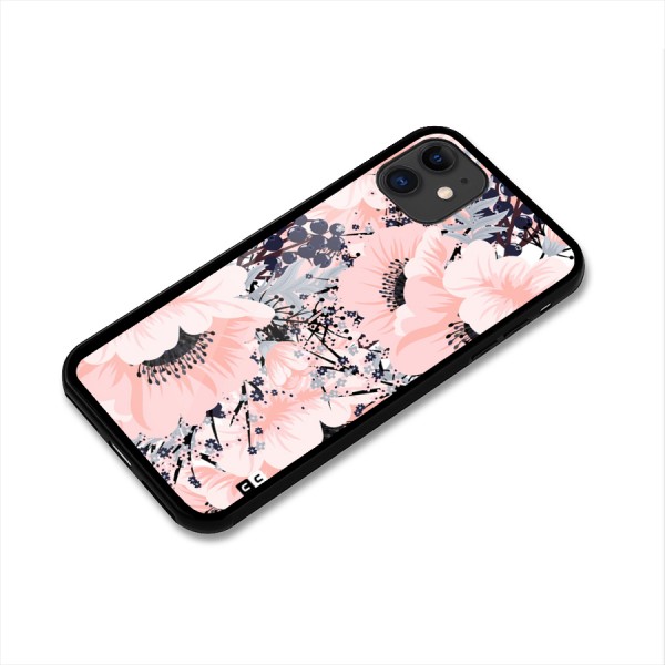 Beautiful Flowers Glass Back Case for iPhone 11