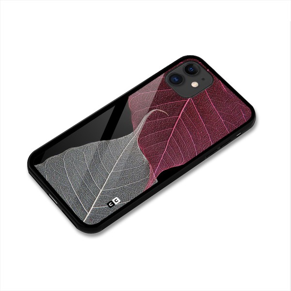 Beauty Leaf Glass Back Case for iPhone 11