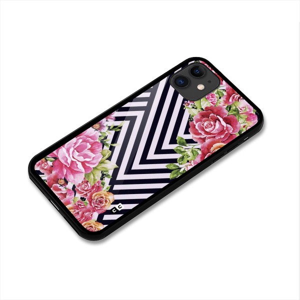 Bloom Zig Zag Glass Back Case for iPhone 11