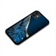 Blue Smooth Flow Glass Back Case for iPhone 11