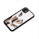 Brown Dusty Leaves Glass Back Case for iPhone 11