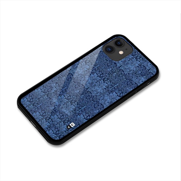 Carving Design Glass Back Case for iPhone 11