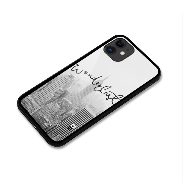 City Wanderlust Monochrome Glass Back Case for iPhone 11