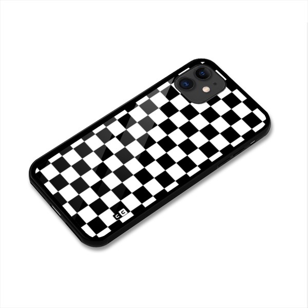 Classic Check Glass Back Case for iPhone 11