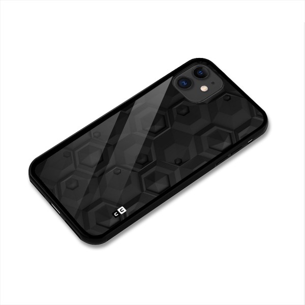 Classic Hexa Glass Back Case for iPhone 11