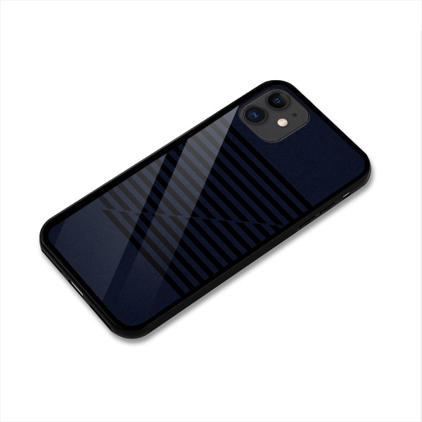 Classic Stripes Cut Glass Back Case for iPhone 11