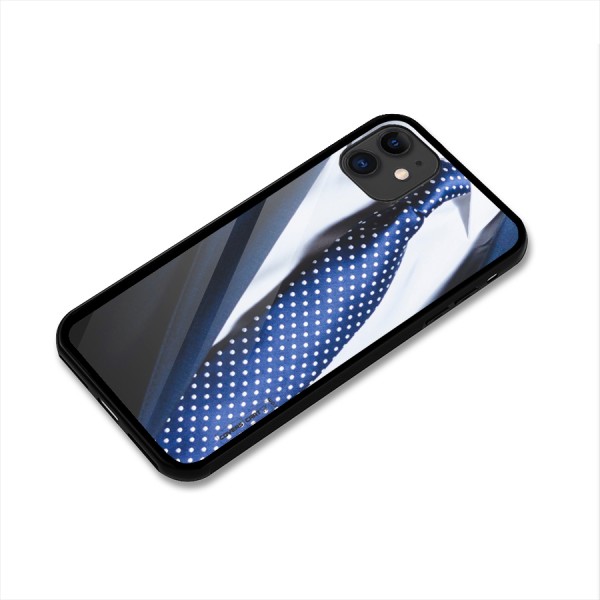 Classy Tie Glass Back Case for iPhone 11