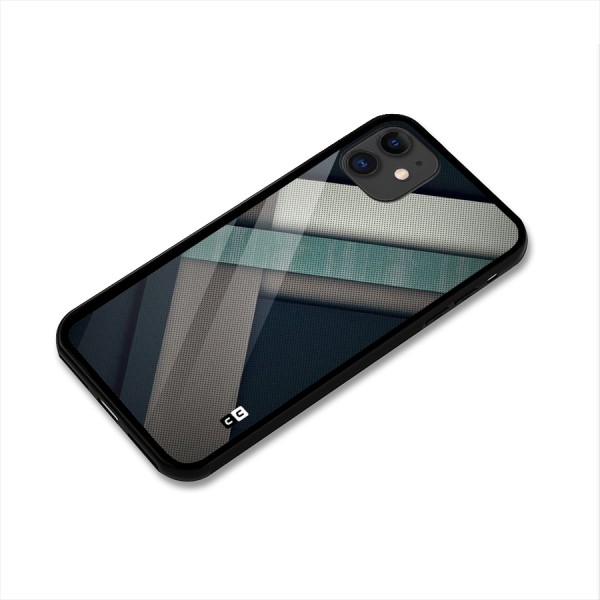 Dark Stripes Glass Back Case for iPhone 11