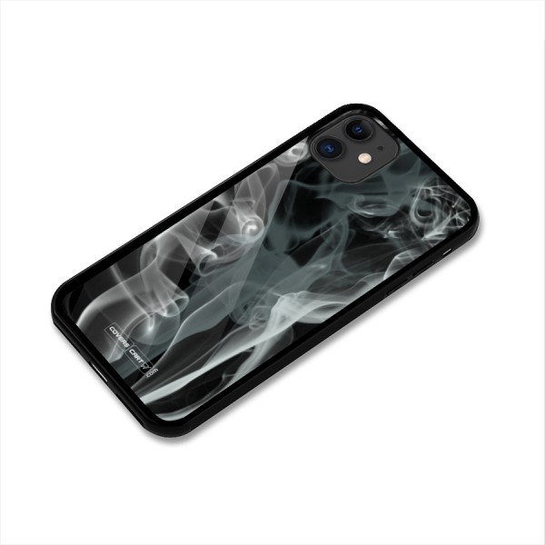 Dense Smoke Glass Back Case for iPhone 11