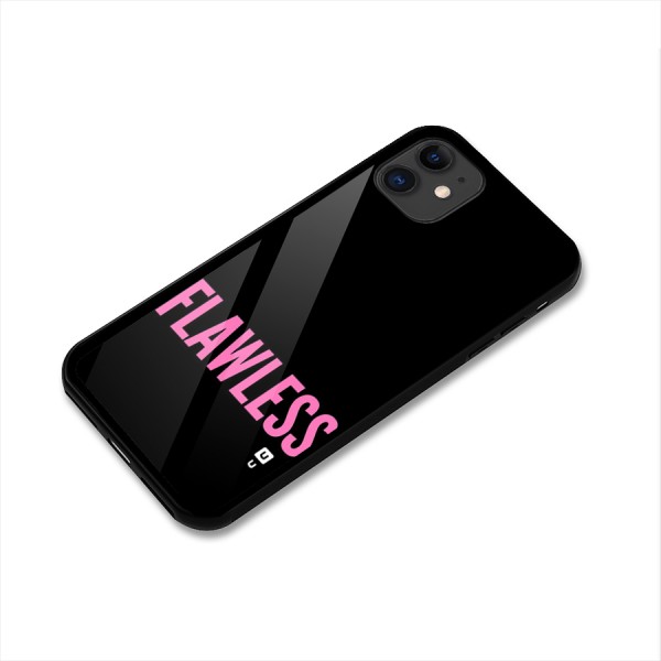 Flawless Pink Design Glass Back Case for iPhone 11