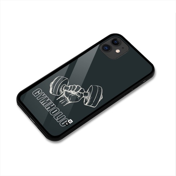 Gymholic Design Glass Back Case for iPhone 11