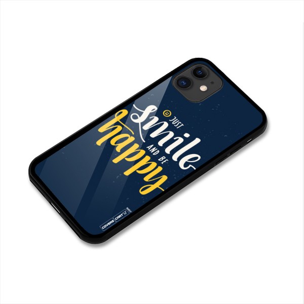 Just Smile Glass Back Case for iPhone 11