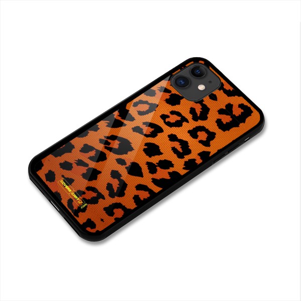 Leopard Glass Back Case for iPhone 11