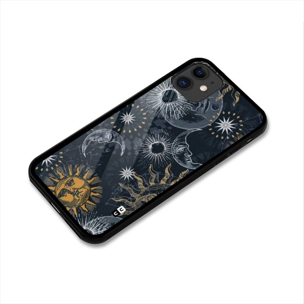 Moon And Sun Glass Back Case for iPhone 11