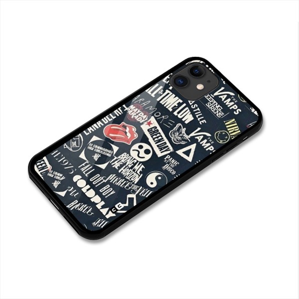 Music My Paradise Glass Back Case for iPhone 11