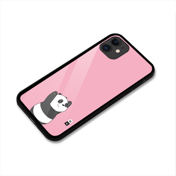 Panda Handsup Glass Back Case for iPhone 11