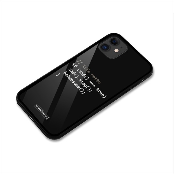 Programmers Life Glass Back Case for iPhone 11