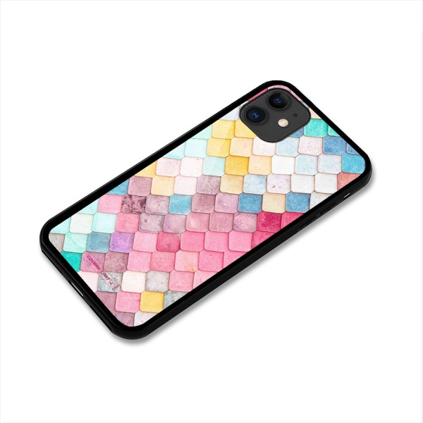 Rocks Pattern Design Glass Back Case for iPhone 11